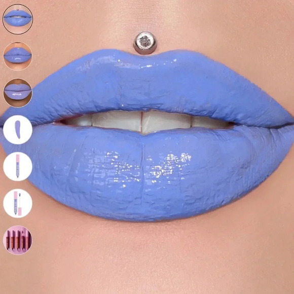 No Apologies Jeffree Star Supreme Gloss - NWT - Neon Purple - Blue - 1 AVA. - Picture 2 of 9